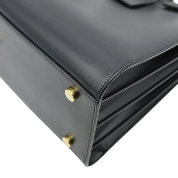 Yves Saint Laurent  Sac de Jour Small Leather Satchel Shoulder Bag Black - Picture 8 of 11